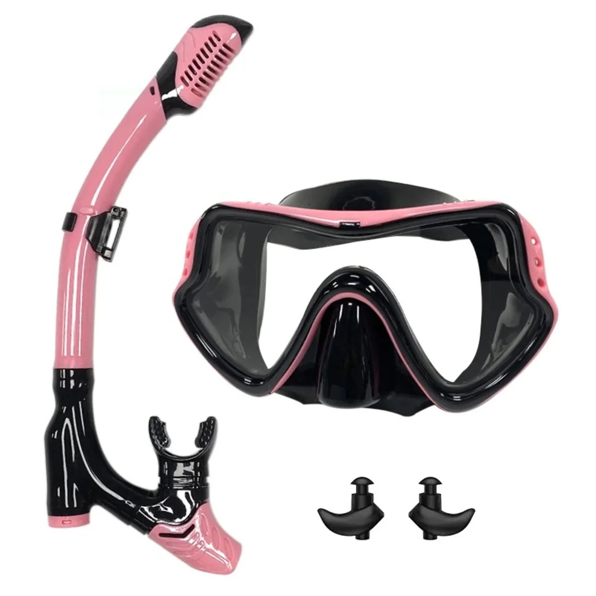 Professional Snorkel Mask Set Anti-Fog Diving Mask with Dry Top Snorkel 5