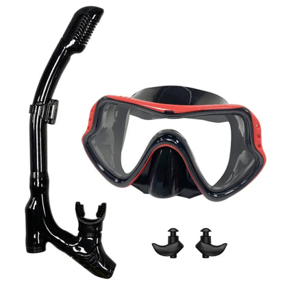 Professional Snorkel Mask Set Anti-Fog Diving Mask with Dry Top Snorkel 7