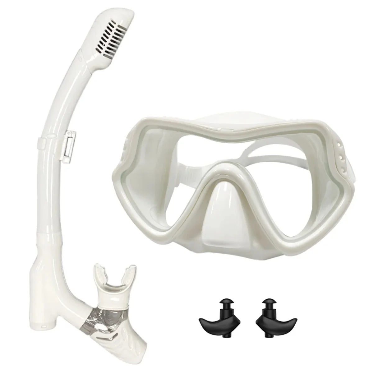 Professional Snorkel Mask Set Anti-Fog Diving Mask with Dry Top Snorkel 8