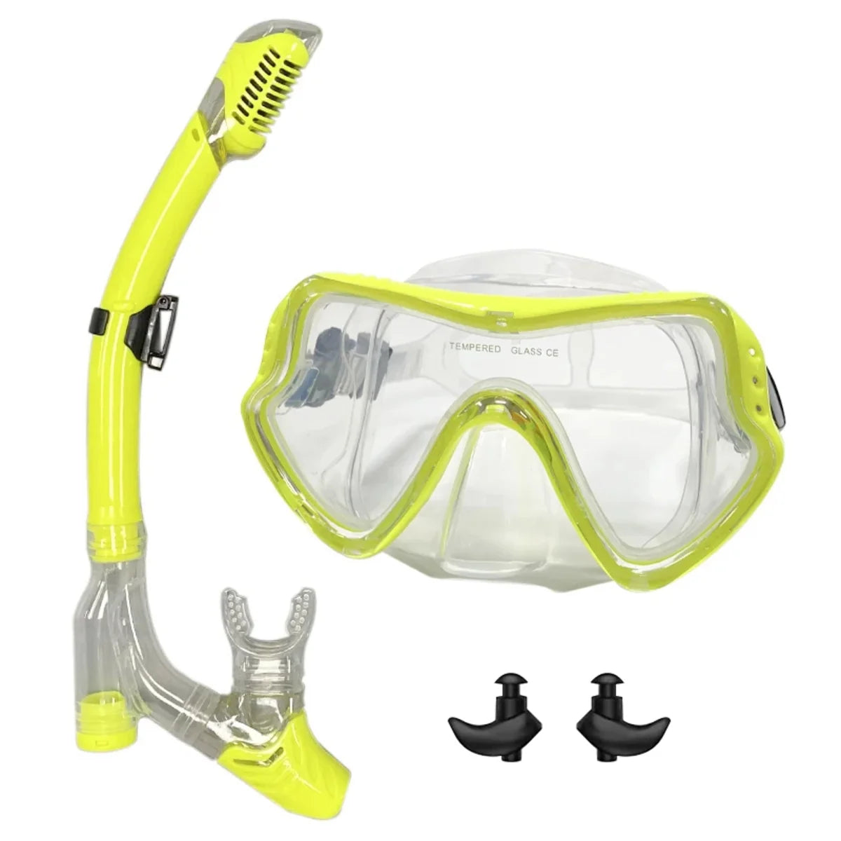 Professional Snorkel Mask Set Anti-Fog Diving Mask with Dry Top Snorkel 9