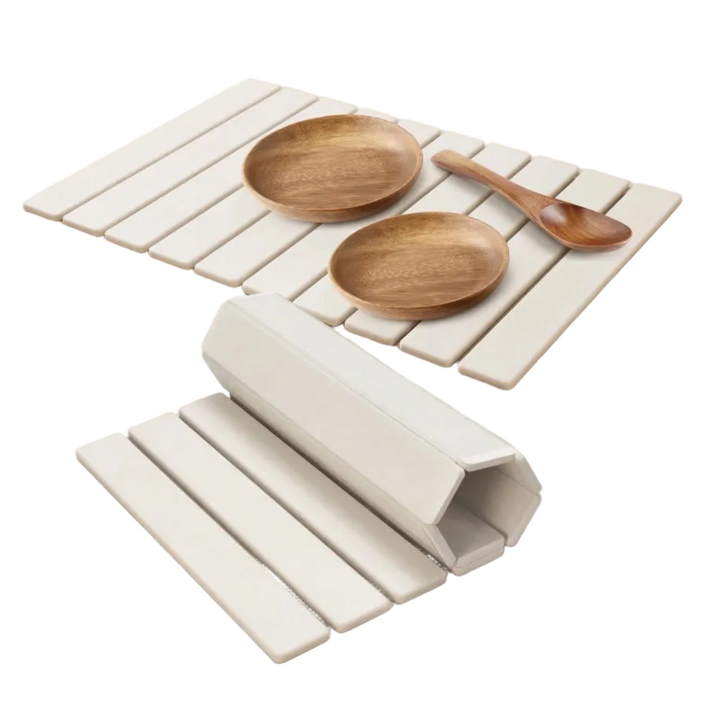 Royora Foldable Stone Dish Drying Mat - Fast Absorbent Kitchen Countertop Mat