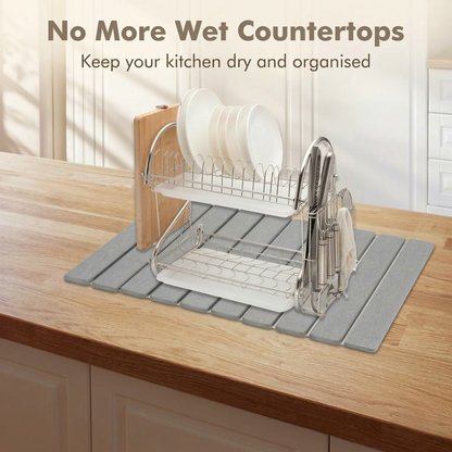 PureAura DryStone Kitchen Mat 7