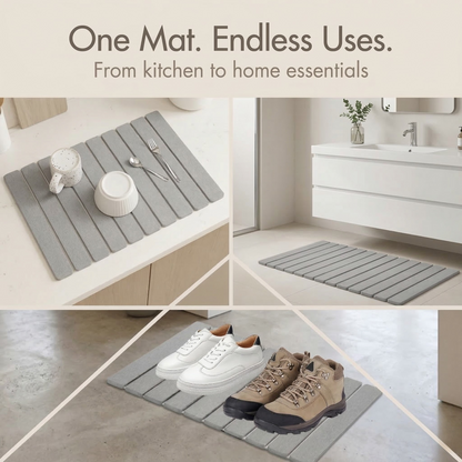 PureAura DryStone Kitchen Mat 8