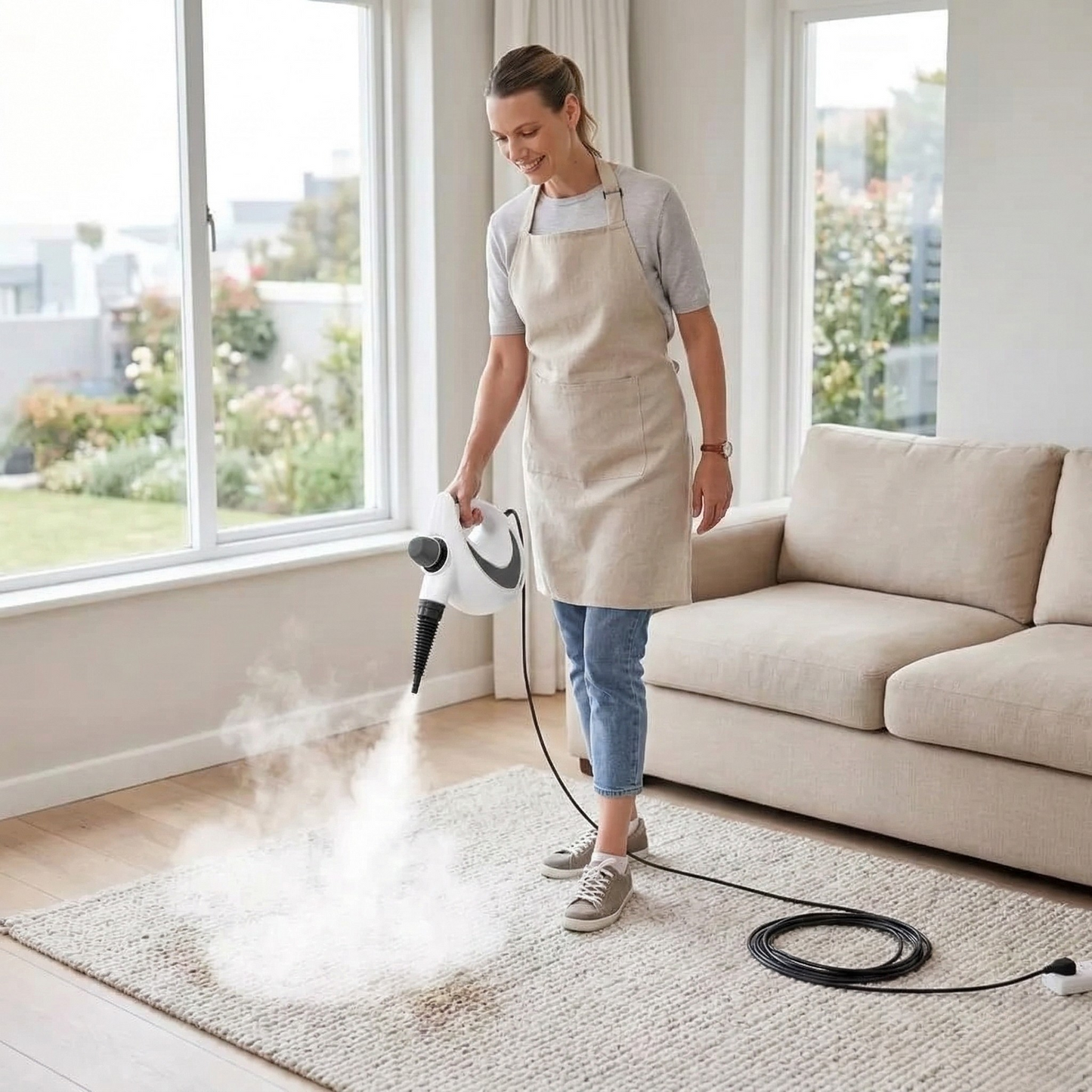 PureAura Handheld Steam Cleaner 2