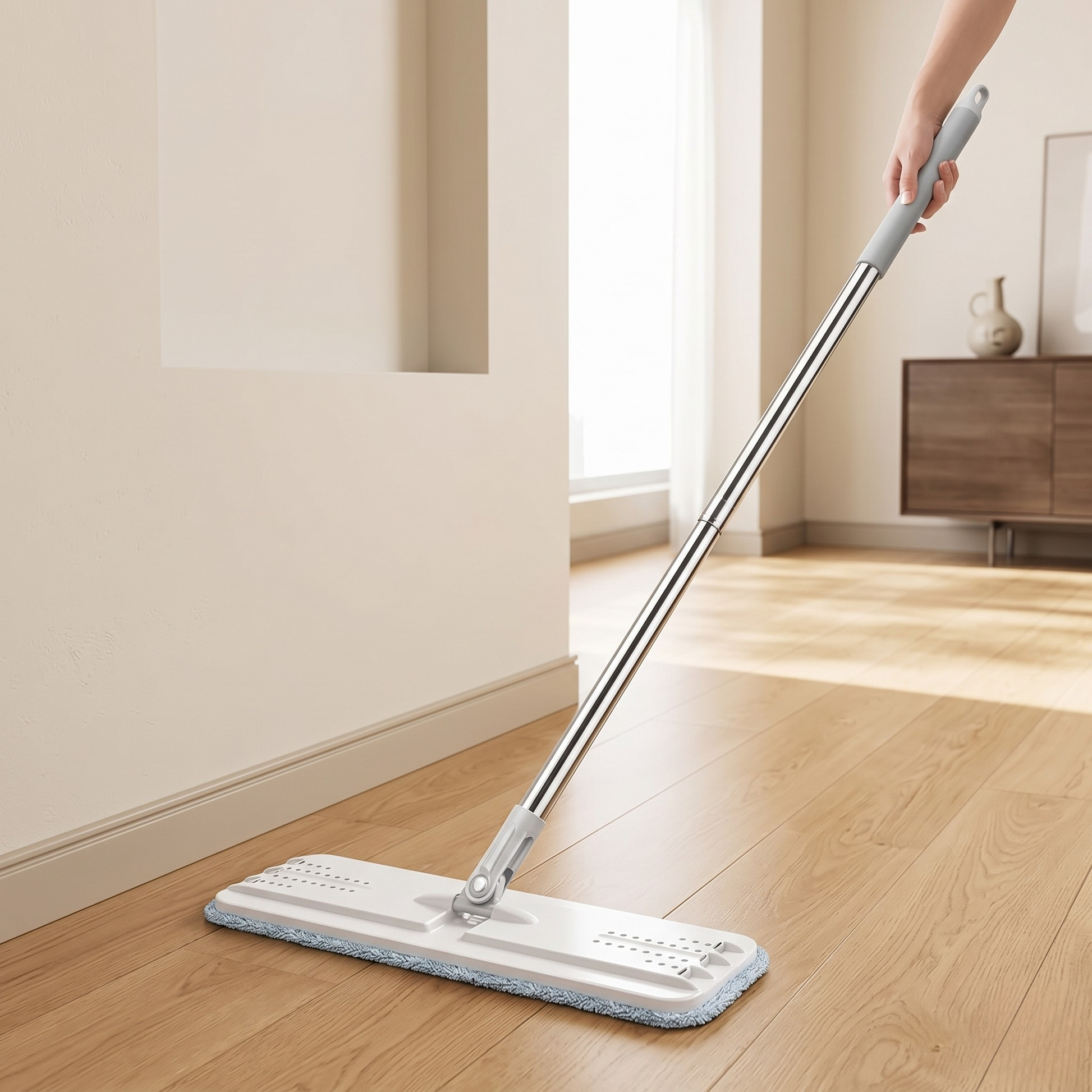 PureAura Self-Clean Flat Mop 1