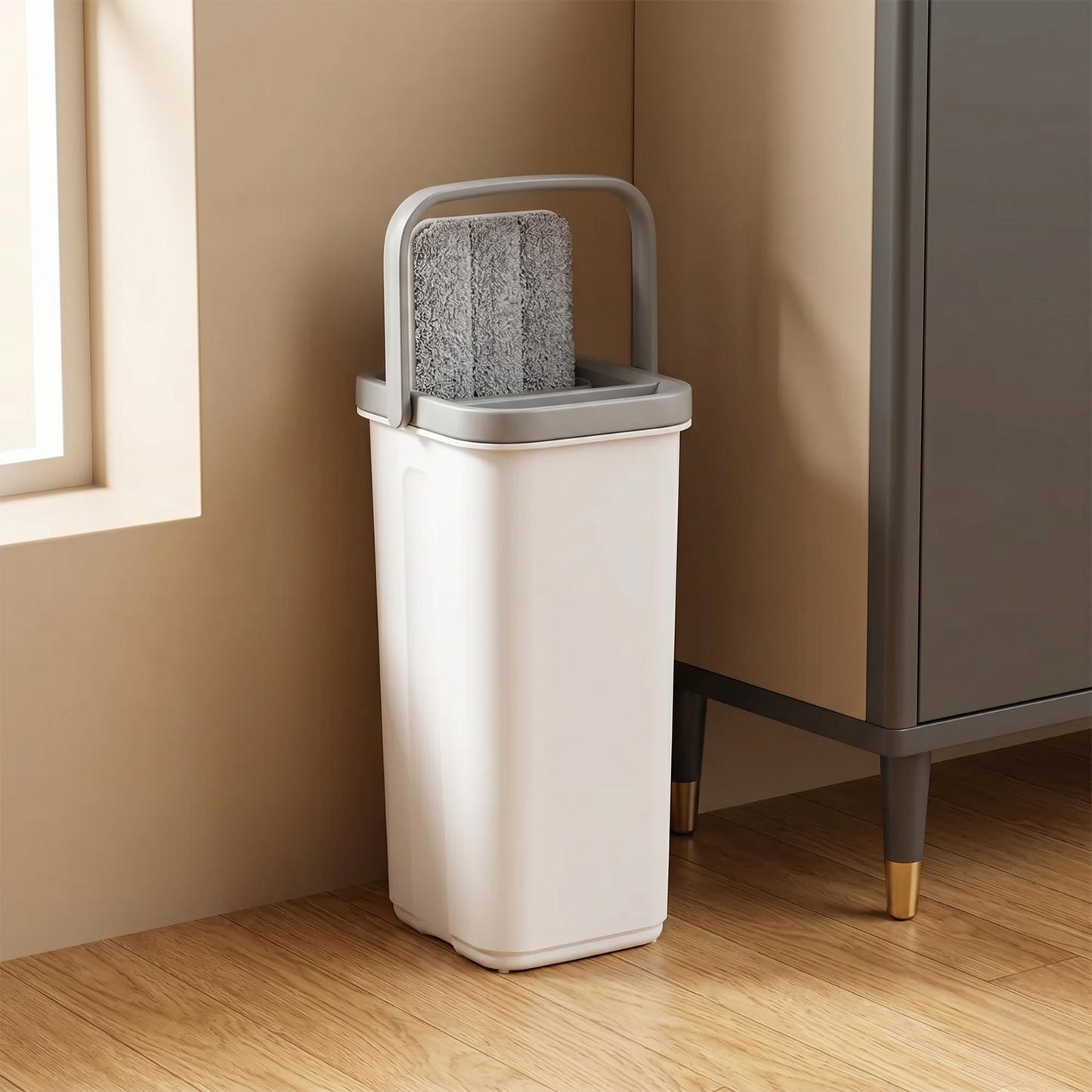 PureAura Self-Clean Flat Mop 3