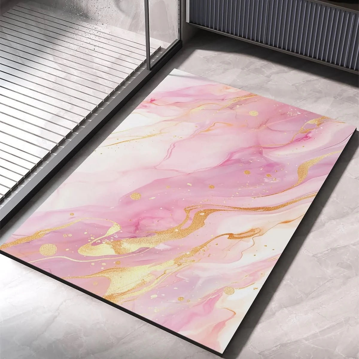 Quick-Dry Non-Slip Bath Mat with Customizable Fit | Absorbent Bathroom Mats for Safe and Stylish Steps 10