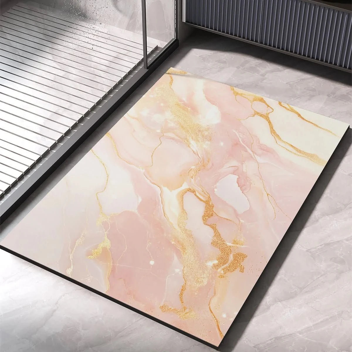 Quick-Dry Non-Slip Bath Mat with Customizable Fit | Absorbent Bathroom Mats for Safe and Stylish Steps 8