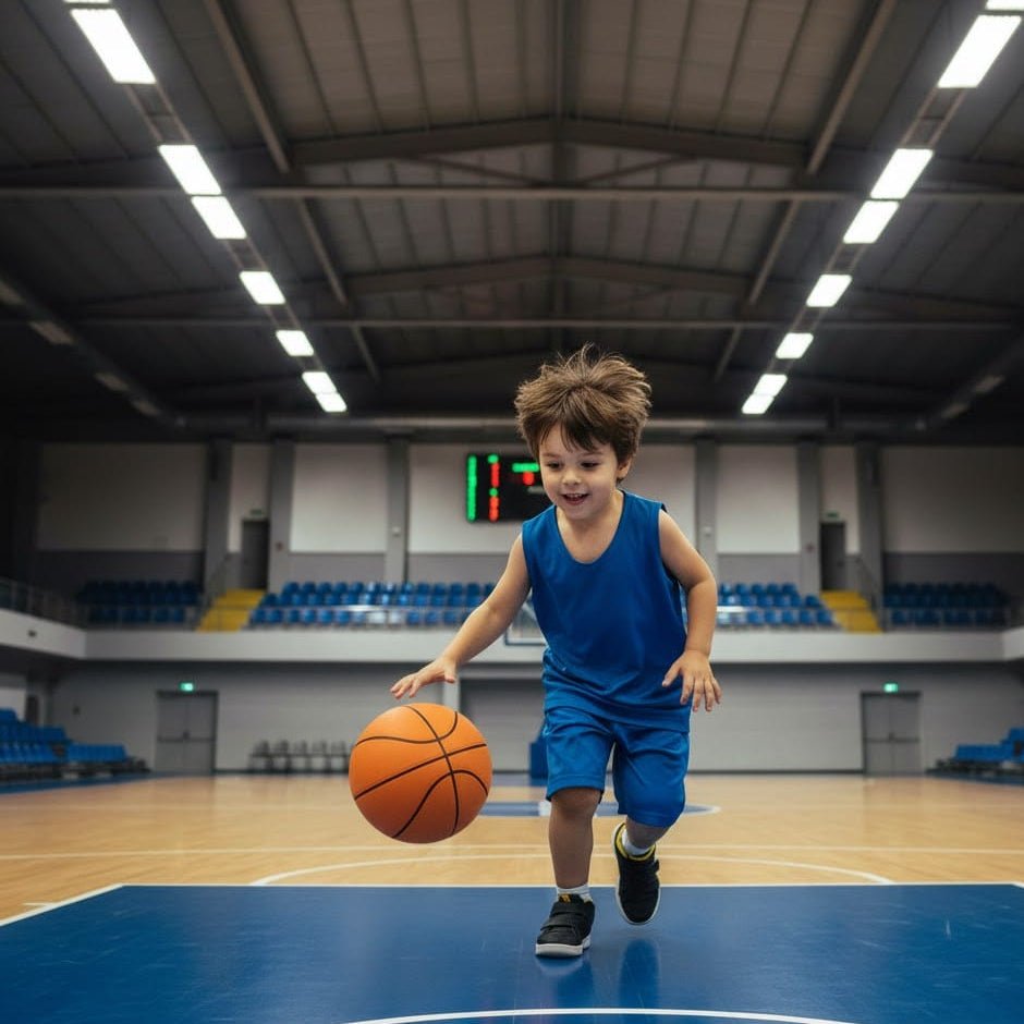 QuietBounce | Indoor Soft Foam Basketball with Ultra-Quiet Dribbling | Safe for Home Training Sessions 5
