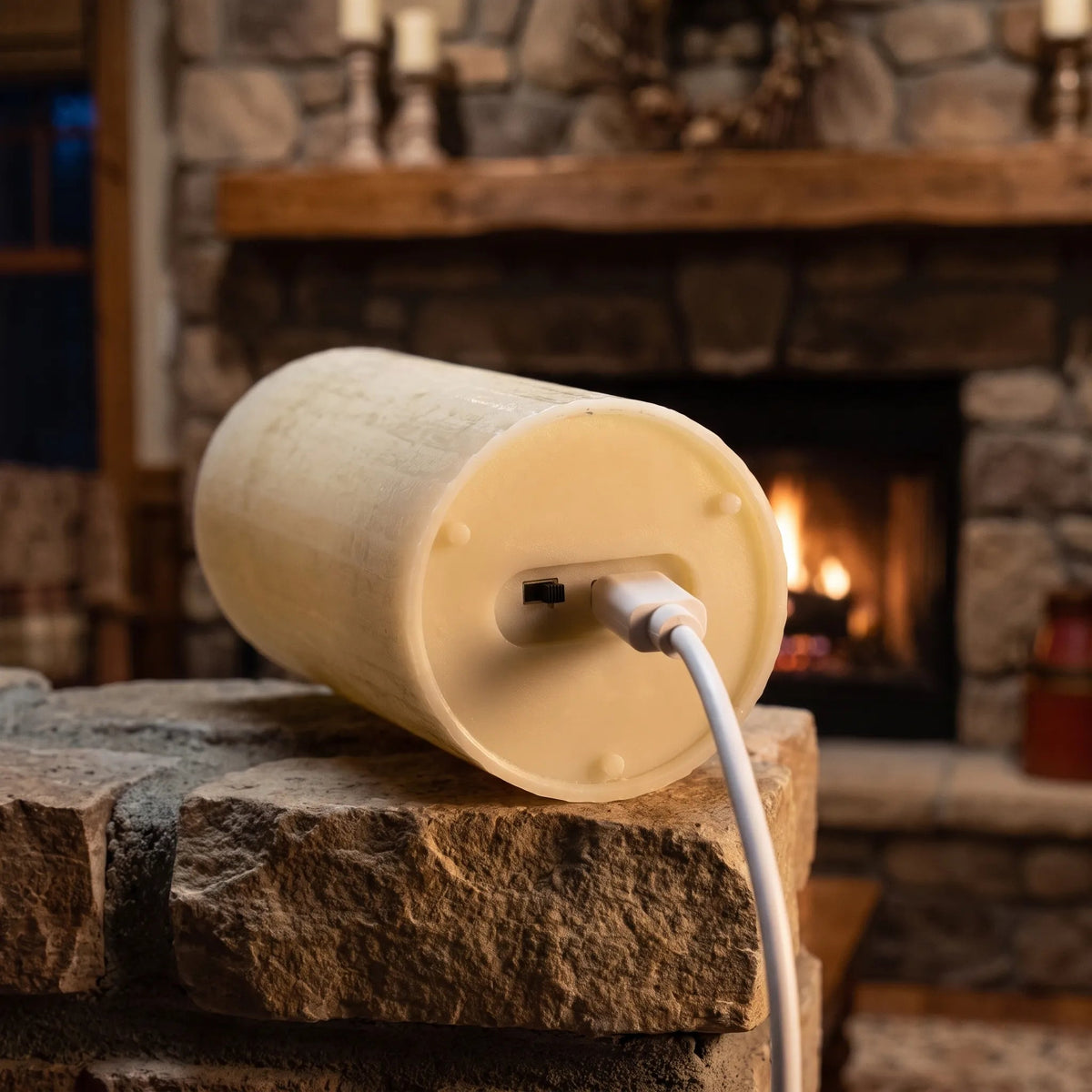 Rechargeable Flameless Pillar Candles - Candora 3