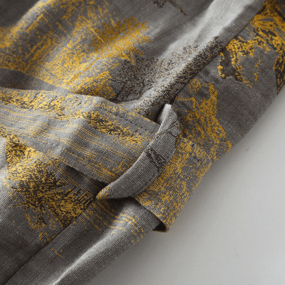 Relaxed Cotton Kimono Robe 4