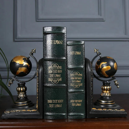 Resin Desktop Bookends - Elegant Office & Home Organizer 0
