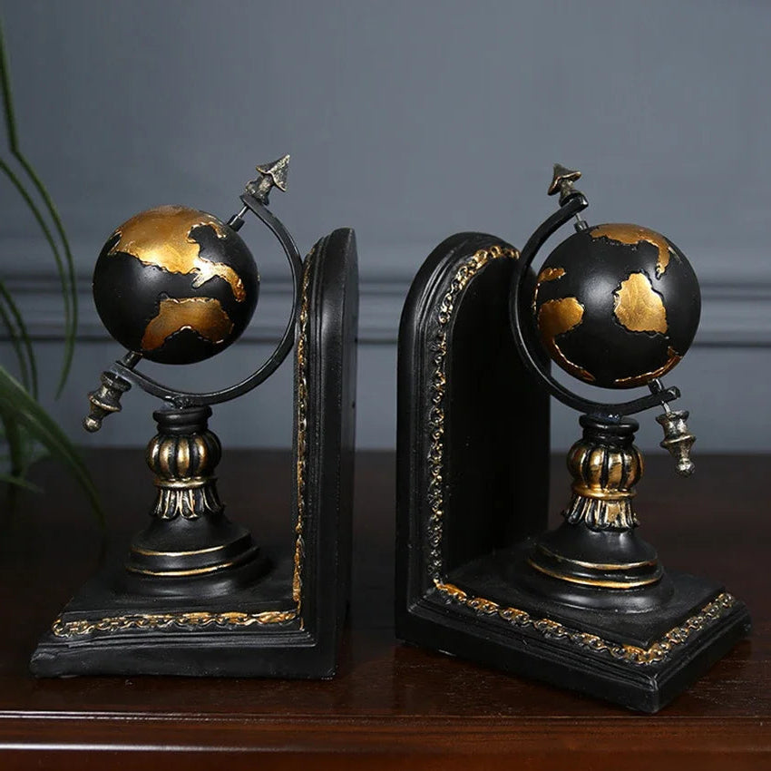 Resin Desktop Bookends - Elegant Office & Home Organizer 3