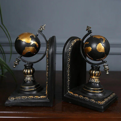 Resin Desktop Bookends - Elegant Office & Home Organizer 3
