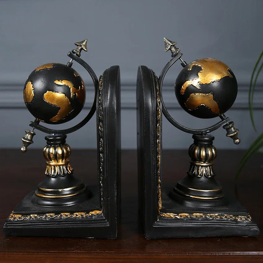 Resin Desktop Bookends - Elegant Office & Home Organizer 4