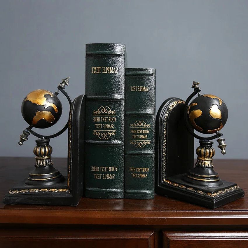 Resin Desktop Bookends - Elegant Office & Home Organizer 5