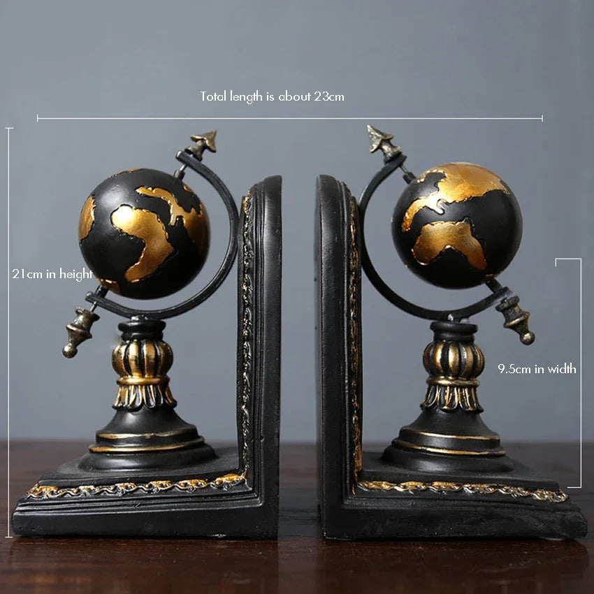 Resin Desktop Bookends - Elegant Office & Home Organizer 6
