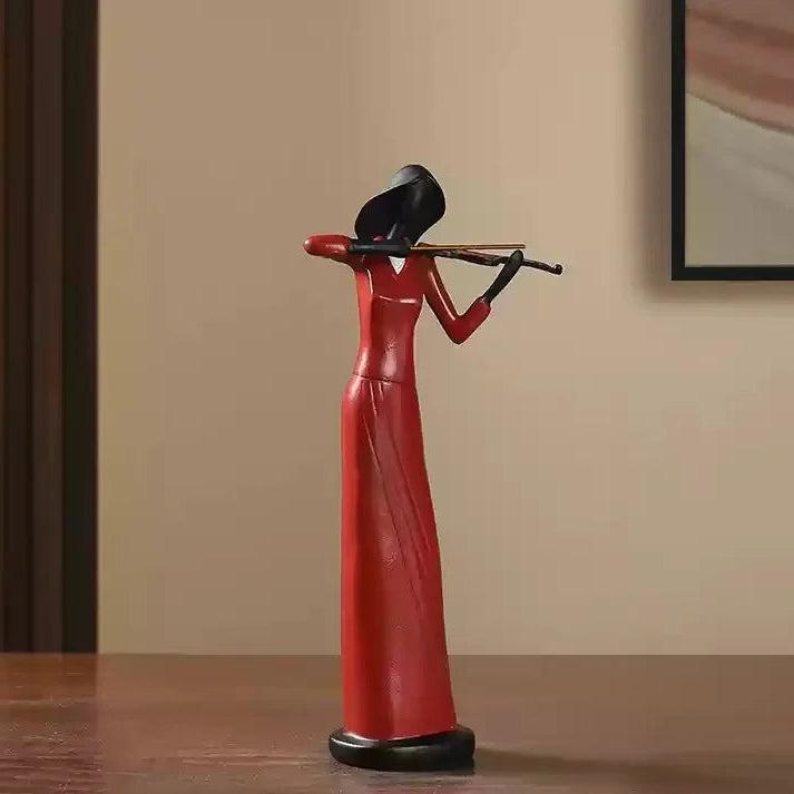 Retro Bookshelf Band Figurines - Cute Cartoon Home Decor Gifts 10