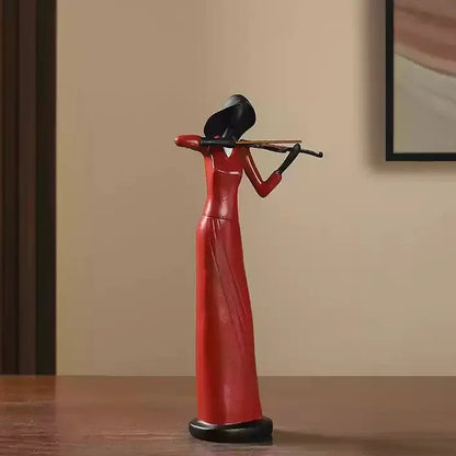 Retro Bookshelf Band Figurines - Cute Cartoon Home Decor Gifts 10