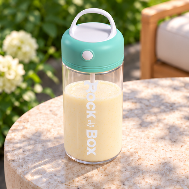 Royelle Electric Protein Shaker Bottle-380ml Self Mixing Cup