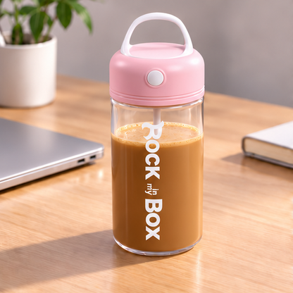 Royelle Electric Protein Shaker Bottle-380ml Self Mixing Cup
