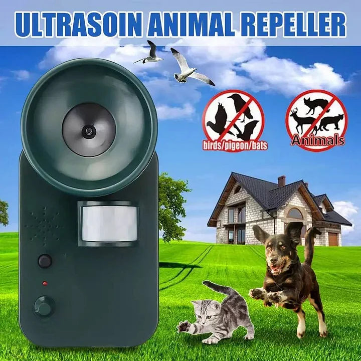 RoyaleGlow 5000sqft 9v Dc Ultra Sonic Cordless Pest Animal Repeller Outdoor Safely Repel Various Animal 2