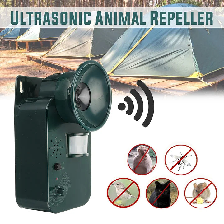 RoyaleGlow 5000sqft 9v Dc Ultra Sonic Cordless Pest Animal Repeller Outdoor Safely Repel Various Animal 3