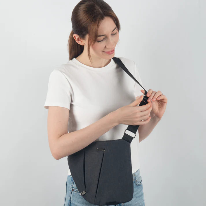 RoyaleGlow Anti-Theft Crossbody Bag – RFID Blocking Waterproof with Hidden Pockets 5