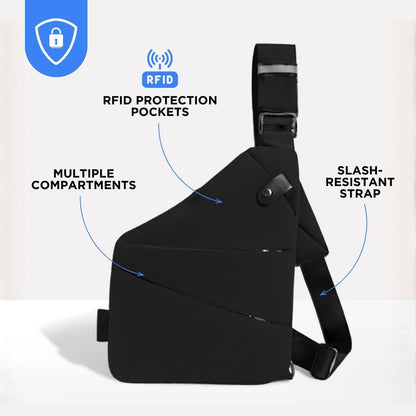 RoyaleGlow Anti-Theft Crossbody Bag – RFID Blocking Waterproof with Hidden Pockets 8