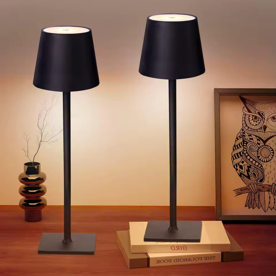 RoyaleGlow Cordless Lamp - USB Rechargeable Waterproof Table Lamp with Touch Switch 11