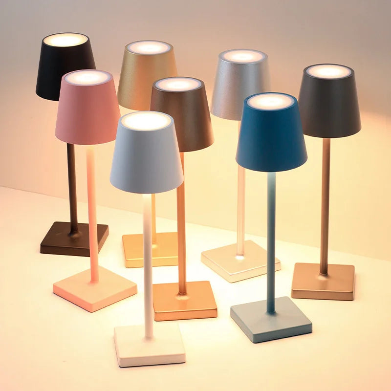 RoyaleGlow Cordless Lamp - USB Rechargeable Waterproof Table Lamp with Touch Switch 2
