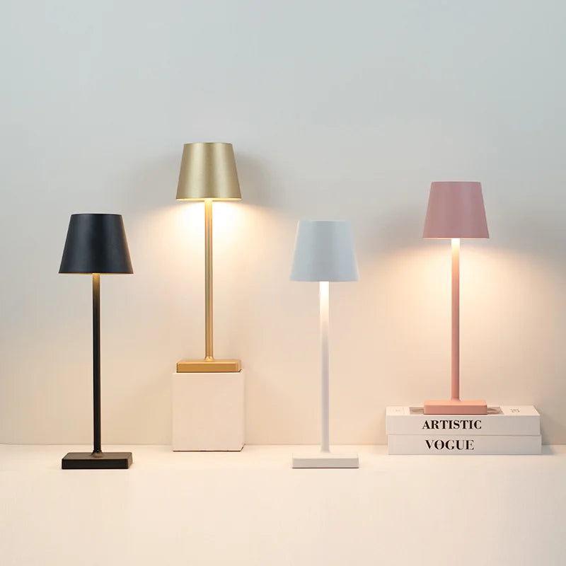 RoyaleGlow Cordless Lamp - USB Rechargeable Waterproof Table Lamp with Touch Switch 3