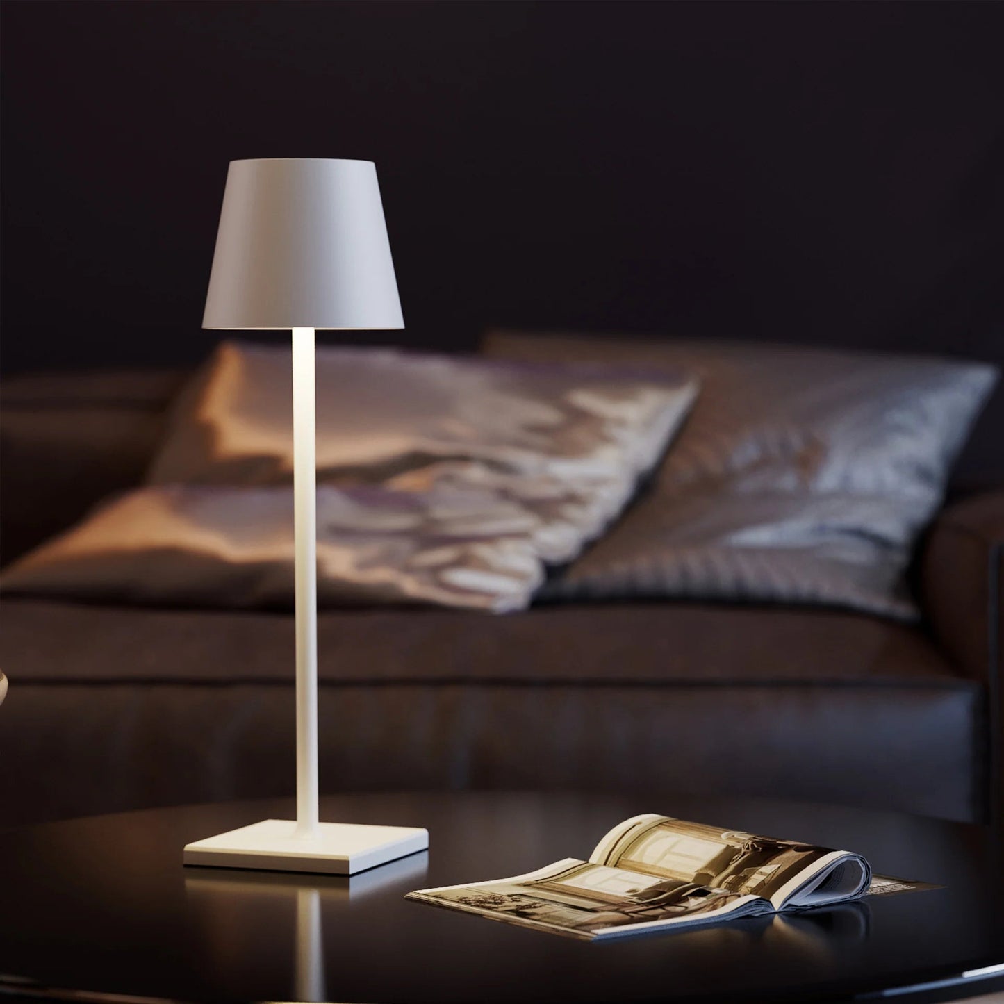 RoyaleGlow Cordless Lamp - USB Rechargeable Waterproof Table Lamp with Touch Switch 4