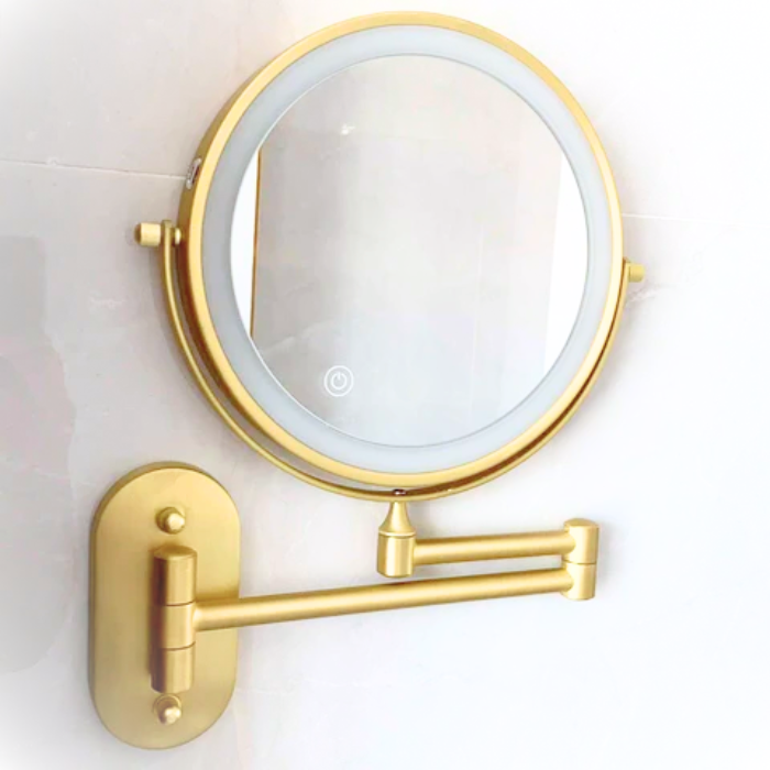 RoyaleGlow Lightup Make-Up Mirror - Touch Control with Dual Magnification 1
