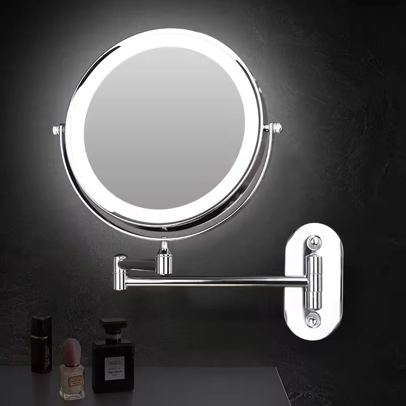 RoyaleGlow Lightup Make-Up Mirror - Touch Control with Dual Magnification 3
