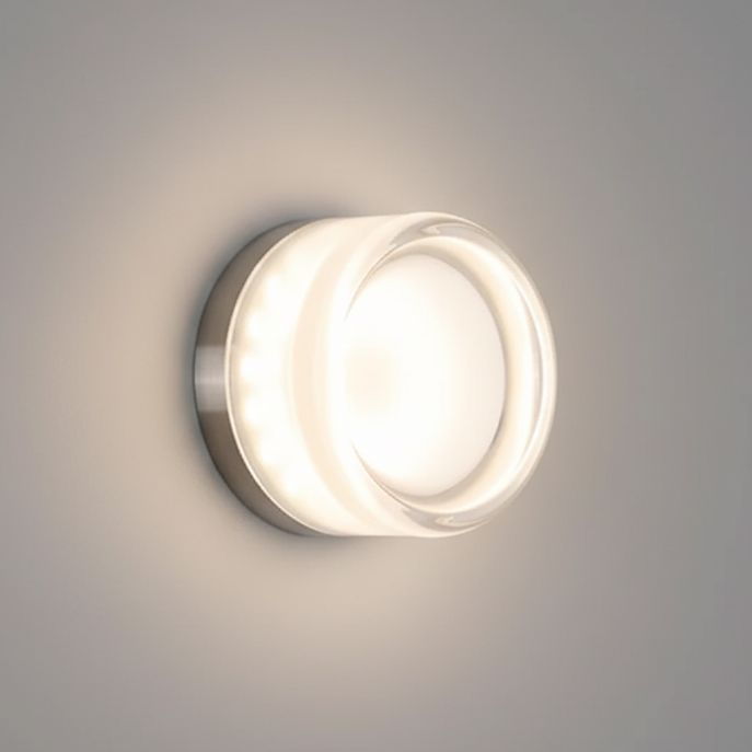 RoyaleGlow Nordic Luxury Circular Wall Lamp - Modern Wall Light for Bedroom and Hallway 17