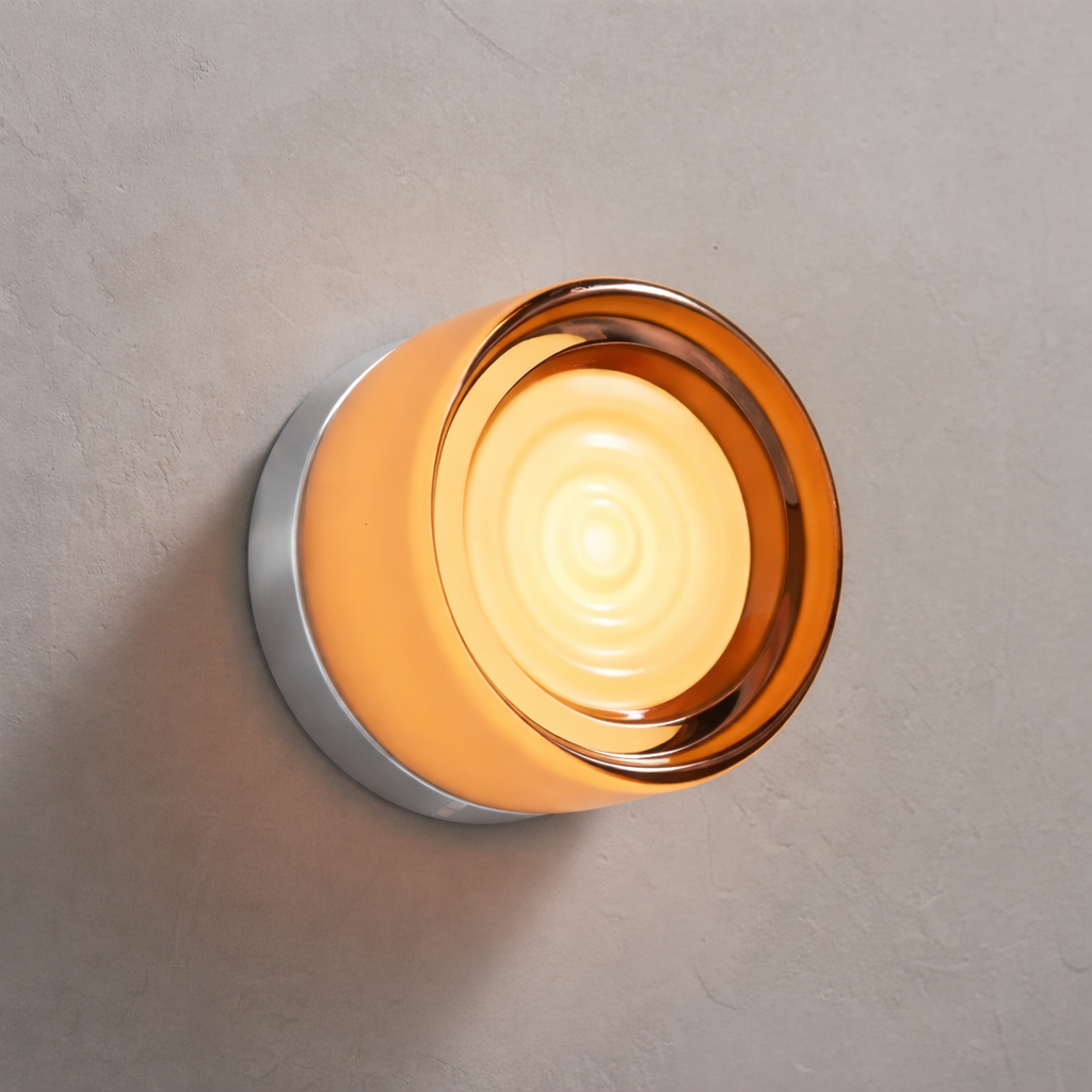 RoyaleGlow Nordic Luxury Circular Wall Lamp - Modern Wall Light for Bedroom and Hallway 20