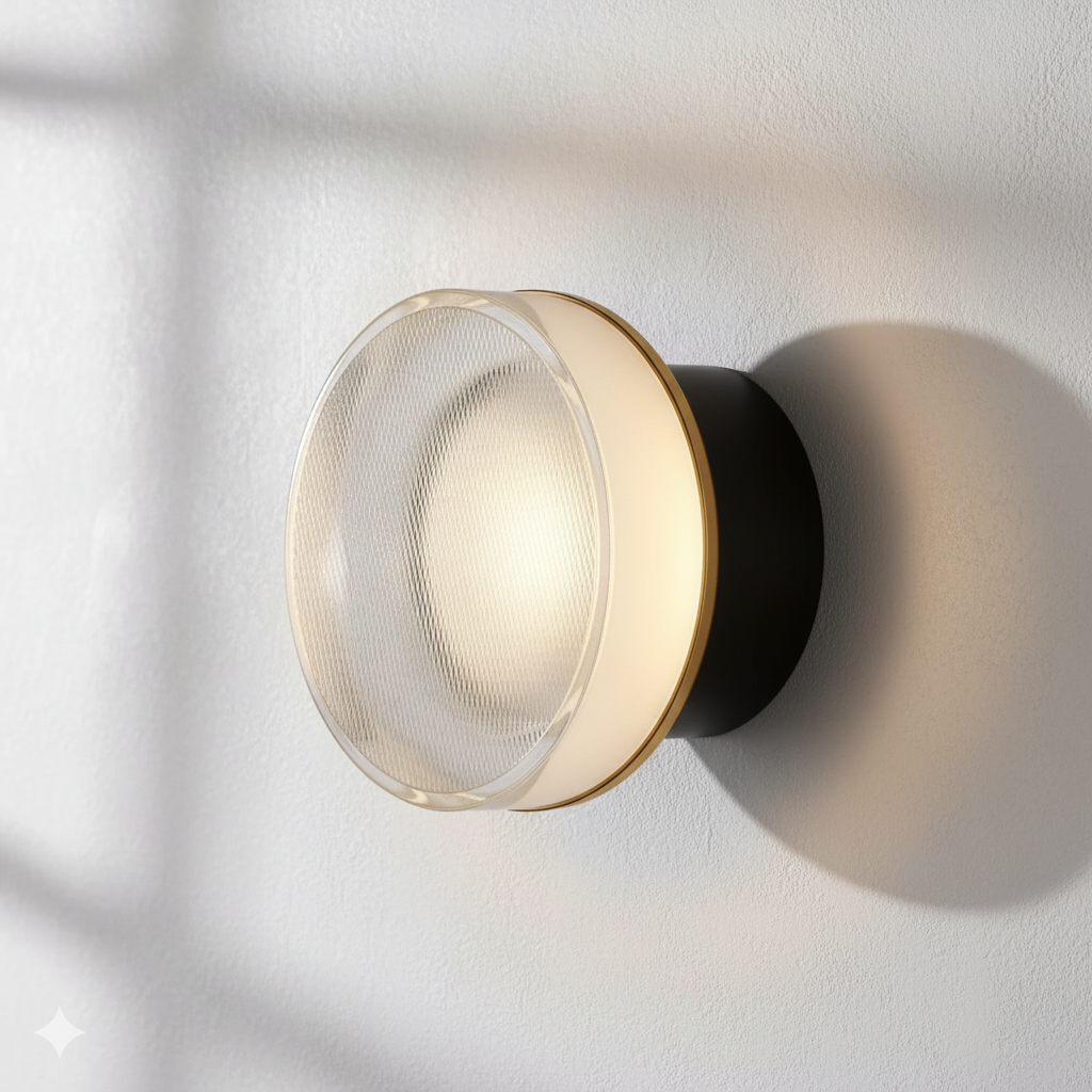 RoyaleGlow Nordic Luxury Circular Wall Lamp - Modern Wall Light for Bedroom and Hallway 23
