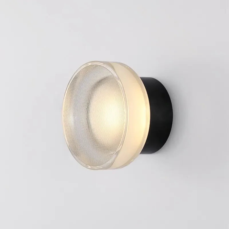 RoyaleGlow Nordic Luxury Circular Wall Lamp - Modern Wall Light for Bedroom and Hallway 6