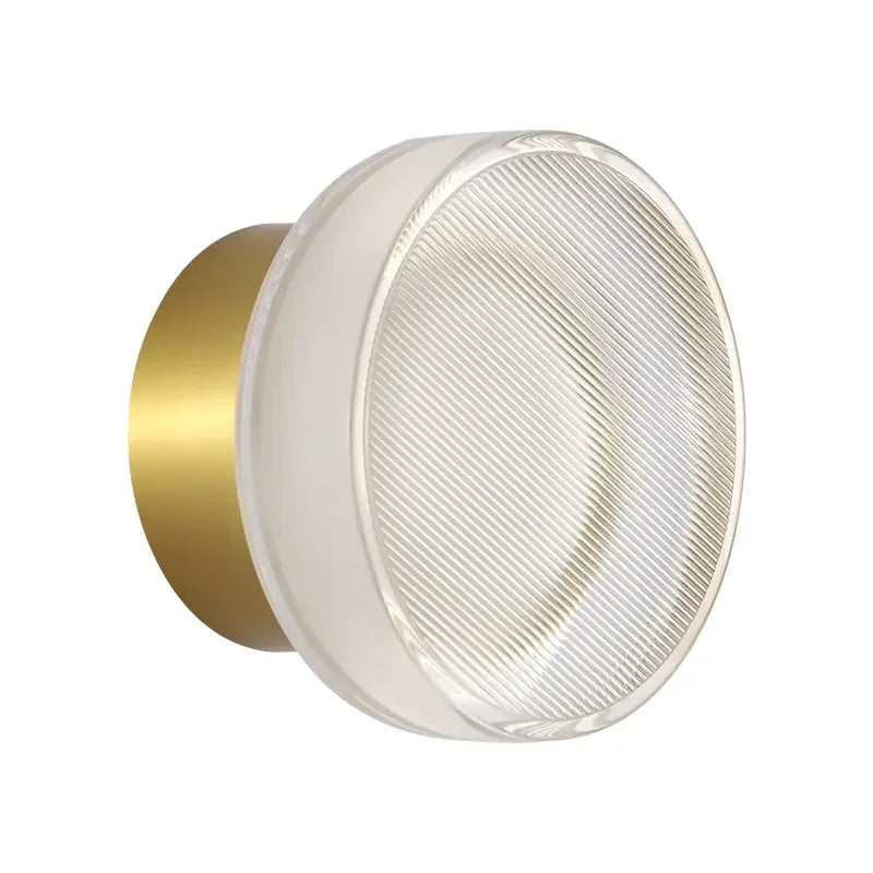 RoyaleGlow Nordic Luxury Circular Wall Lamp - Modern Wall Light for Bedroom and Hallway 8