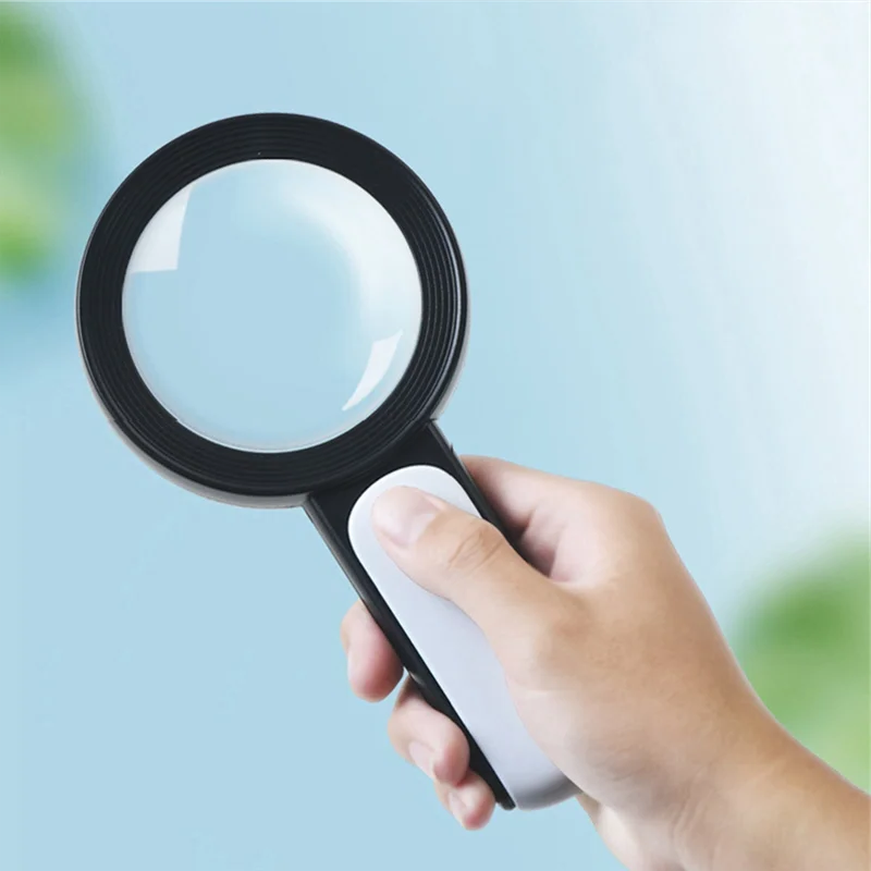 Royaleva 30X Handheld Magnifying Glass for Clear Reading & Detail Viewing 2