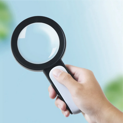 Royaleva 30X Handheld Magnifying Glass for Clear Reading & Detail Viewing 2