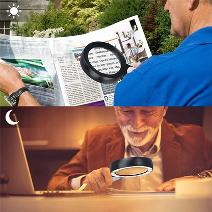 Royaleva 30X Handheld Magnifying Glass for Clear Reading & Detail Viewing 4
