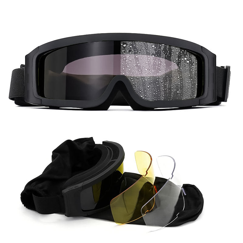 Royaleva Anti-Fog and Fit Over Glasses Motorcycle Goggles 0