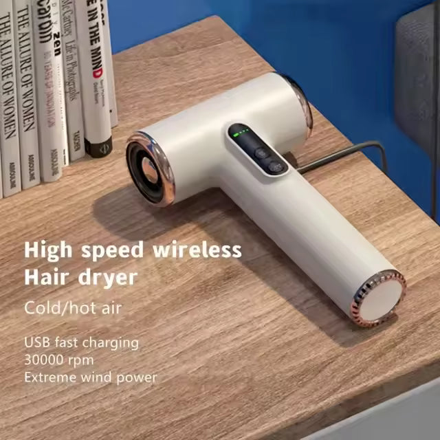 Royaleva Cordless Hair Dryer: 30,000 Rpm For Fast Drying 2