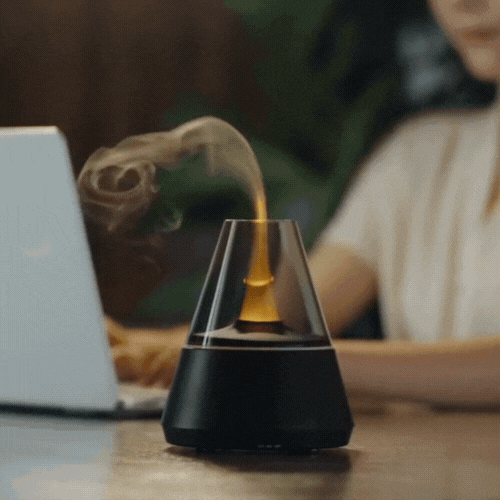 Royaleva Flame Humidifier for Bedroom with Essential Oil Diffuser and LED Light 3