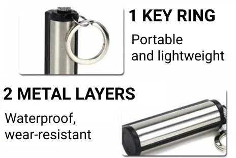 Royaleva Permanent Metal Match Fire Starter - Weatherproof Tool 7