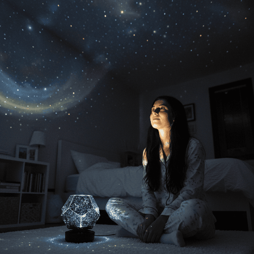 Royallure Adjustable Galaxy Projector Night Light for Relaxation and Ambiance 5