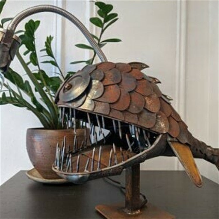 Royallure Angler Fish Lamp – USB Powered LED Night Light for Quirky Home Decor 2