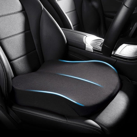 Royallure Car Seat Cushion - Ergonomic Memory Foam Booster for Enhanced Comfort and Visibility 0